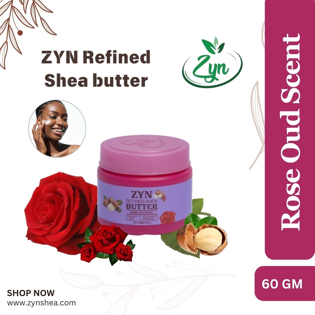 ZYN Refined Shea butter Rose Oud